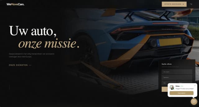 WeMoveCars website