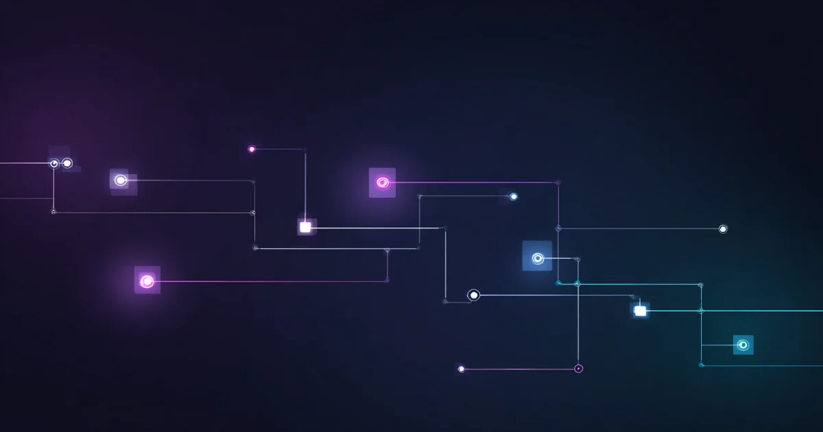 AI-workflow diagram voor bedrijfsintegratie