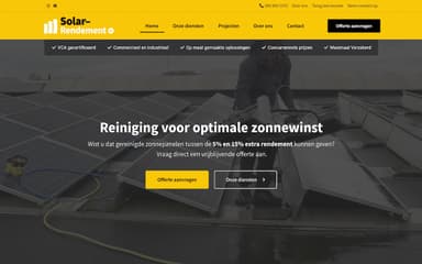 Solar Rendement website