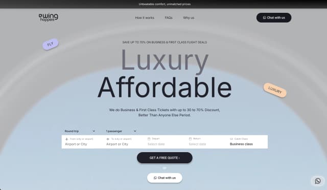 Winghoppers website