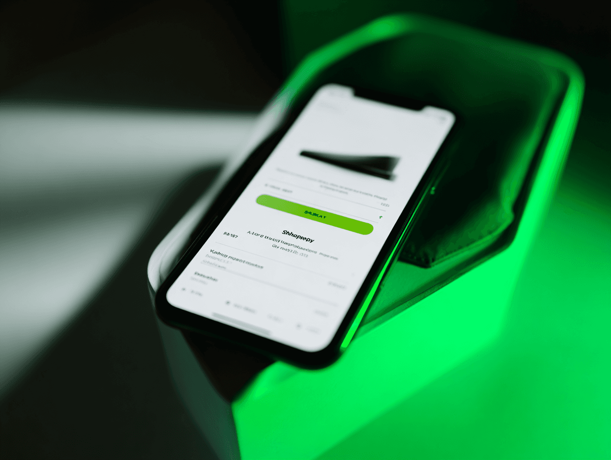 Shopify checkout op smartphone