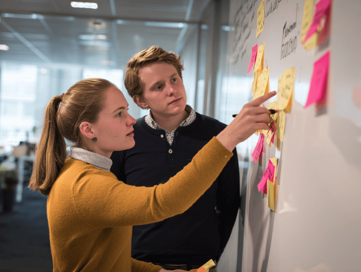 Marketeers werken campagne strategie uit