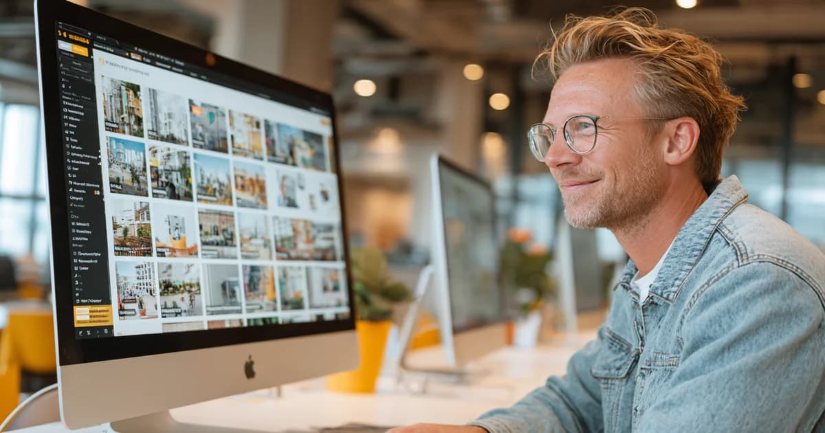 Vergelijking van een maatwerk website en een template op meerdere schermen Vergelijking van een maatwerk website en een template op meerdere schermen