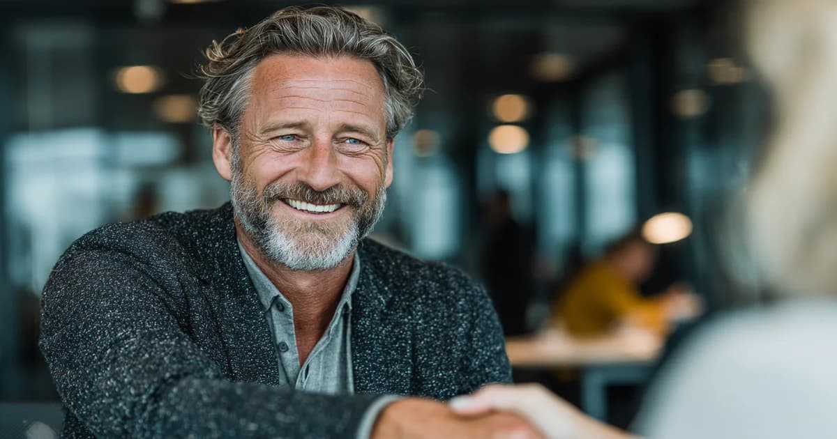 Rotterdam skyline met ondernemer die laptop bekijkt in modern kantoor Rotterdam skyline met ondernemer die laptop bekijkt in modern kantoor