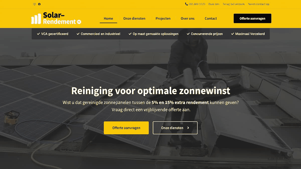 Screen recording Solar Rendement